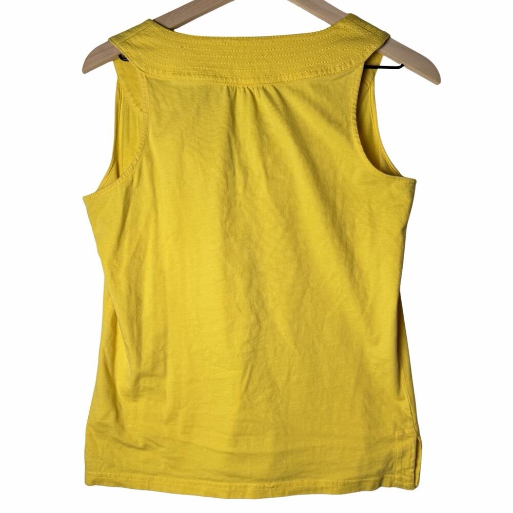 Lilly Pulitzer Yellow Sleeveless Tank Top Women's size S - Picture 2 of 10
